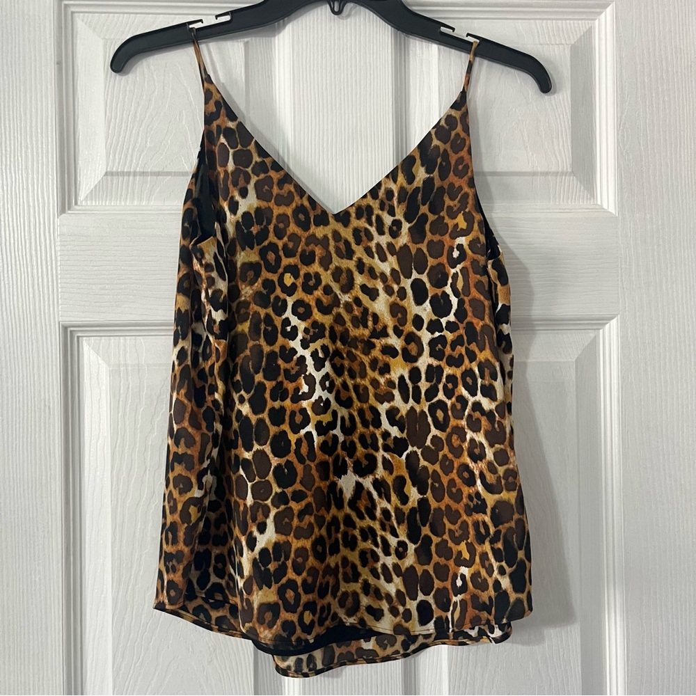 Cheetah Print Tank Top